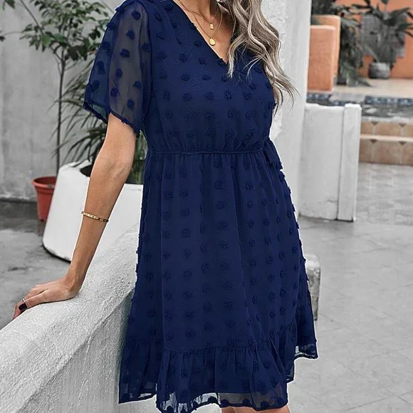 MINI Dress with Ruffles - Picture 6 of 7